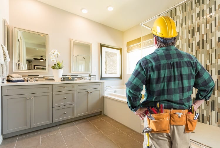 Looking at Bathroom