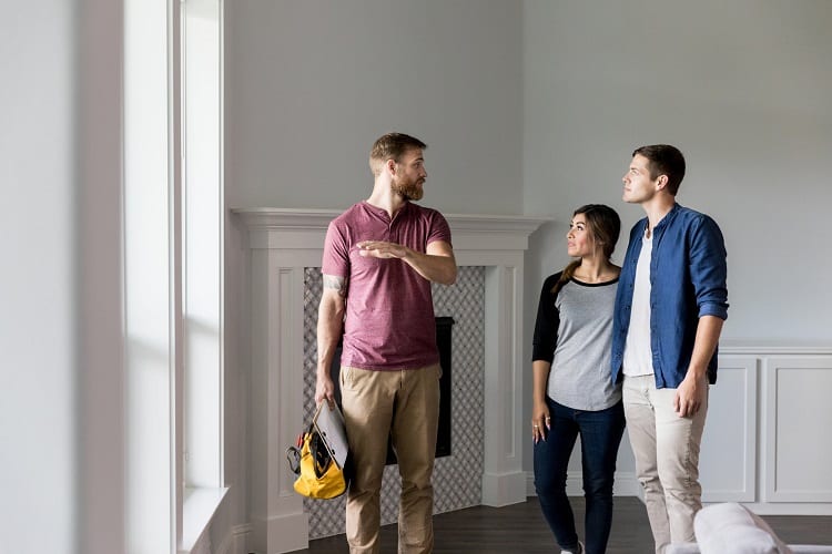 Couple Hiring A Renovation Contractor