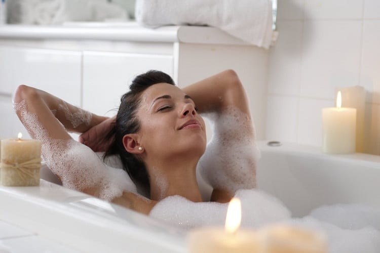 Woman Bathing