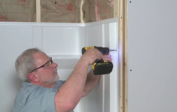 Installing Shower Surround 