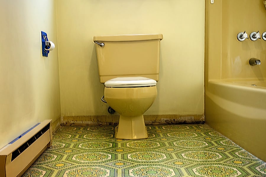 old toilet