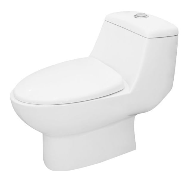 one piece toilet