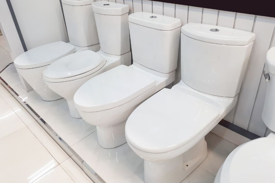 different toilets