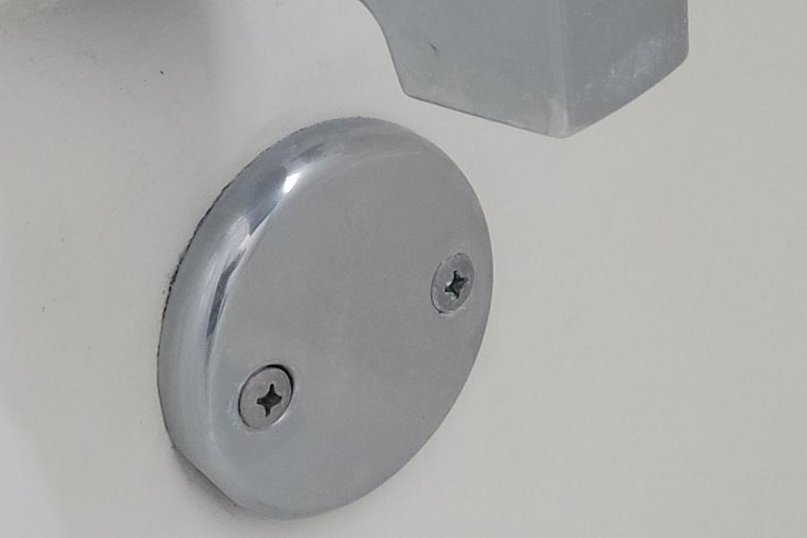 bath overflow cover